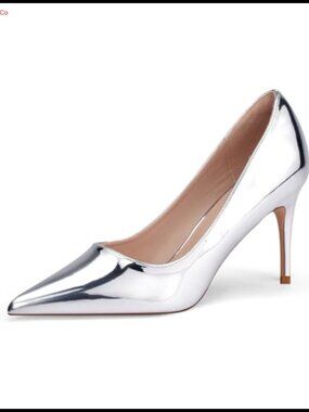 Pointed Toe Stiletto Heel Pumps 3 Inch Closed Toe Dress Shoes Formal